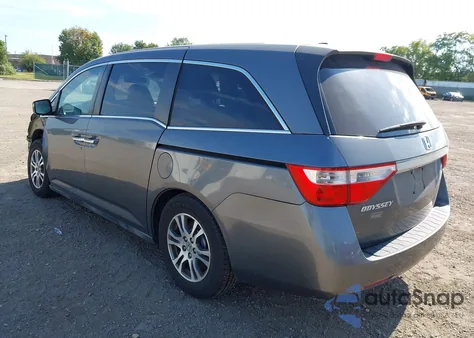 2012 Honda Odyssey Ex-L from USA, damaged, VIN 5FNRL5H64CB061944